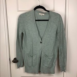 Madewell cotton cardigan, xs